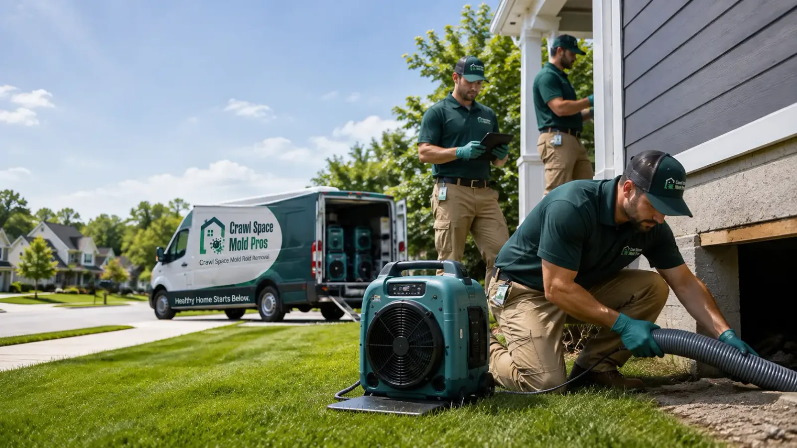 Crawl Space Mold Removal in Bryant, IA